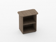 Тумба приставная к столу Персона Грата Glassy 3.18.10 Дуб Верцаска