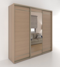 Шкаф-купе 3-х дверный Акцент Купе Акцент-Лайт Д3 2400х600 Дуб молочный