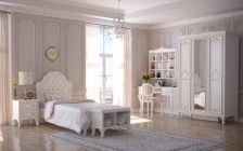 Комплект мебели для детской Любимый дом Луиза 2 Алебастр Шампань