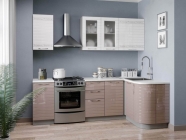 Кухонный гарнитур 2400 угловой Любимый дом Анастасия 2 Белый Капучино