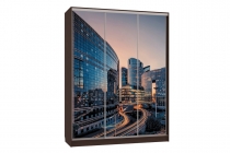 Шкаф-купе Мебельсон Бассо 7-600 79 SK-01B52 венге