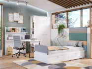 Комплект мебели для детской Любимый дом Милтон 1 Белый Шенилл