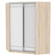 Шкаф-купе Аларти YA-198х1400-568-4ДСС-Белый-D1D2