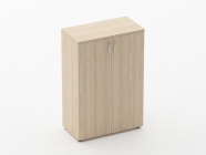 Шкаф средний закрытый Персона Грата Glassy 6.12.131 Дуб молочный