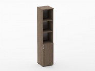 Шкаф высокий полуоткрытый Персона Грата Glassy 6.19.12Пр Дуб Верцаска