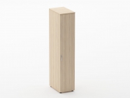 Шкаф для одежды узкий Персона Грата Glassy 6.19.30Пр Бук светлый