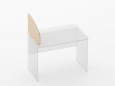 Экран разделительный Персона Грата Glassy 5.12.06 Дуб молочный