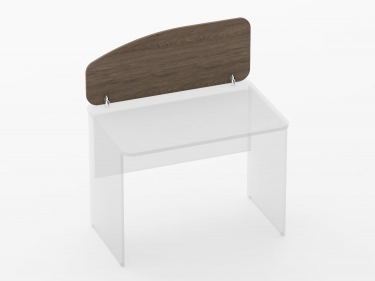 Экран разделительный Персона Грата Glassy 5.12.10 Дуб Верцаска