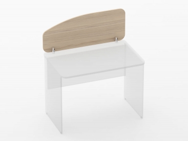 Экран разделительный Персона Грата Glassy 5.12.10 Дуб молочный