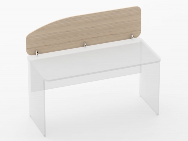 Экран разделительный Персона Грата Glassy 5.12.14 Венге