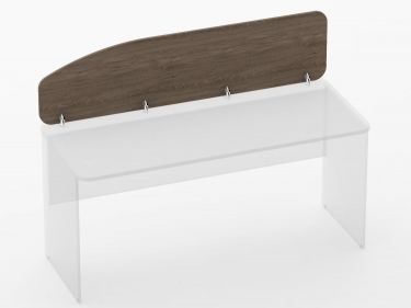 Экран разделительный Персона Грата Glassy 5.12.16 Дуб Верцаска