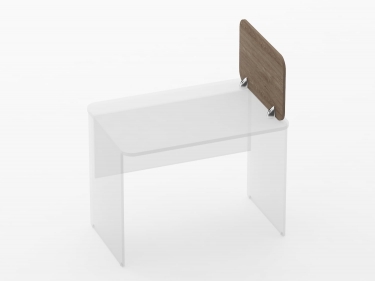 Экран разделительный прямой Персона Грата Glassy 5.14.06 Дуб Верцаска