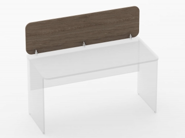 Экран разделительный прямой Персона Грата Glassy 5.14.14 Дуб Верцаска