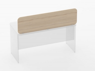 Экран разделительный прямой Персона Грата Glassy 5.14.14 Бук светлый