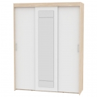 Шкаф-купе Аларти T-3-230х175х60-MДСС-Белый-2