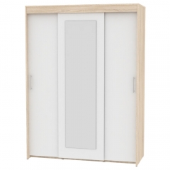 Шкаф-купе Аларти T-3-198х145х60-MДСС-Белый-5