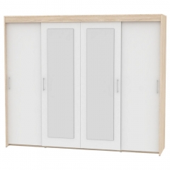 Шкаф-купе Аларти T-5-198х235х45-MДСС-Белый-6