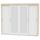 Шкаф-купе Аларти T-5-198х235х60-MДСС-Белый-6