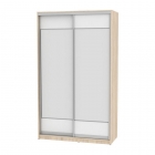 Шкаф-купе Аларти B-230х135х60-2ДСС-Белый-D8D8