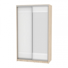 Шкаф-купе Аларти B-230х135х60-3ДСС-Белый-D9D10