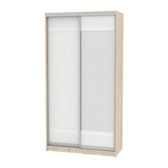 Шкаф-купе Аларти B-230х120х60-3ДСС-Белый-D9D10