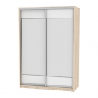 Шкаф-купе Аларти B-230х160х60-1ДСС-Белый-D8D8