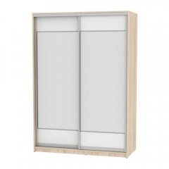 Шкаф-купе Аларти B-230х160х60-1ДСС-Белый-D8D8