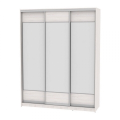 Шкаф-купе Аларти B-230х180х60-3ЯАС-D8D8D8