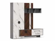 Набор мебели для гостиной Любимый дом Вилена 2 Оникс Серый/Орех/Монте белый