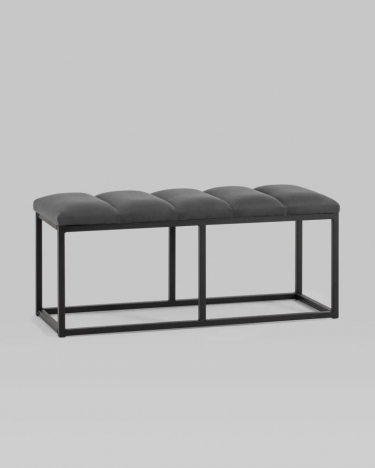 Банкетка Stool Group Хостен 2 велюр Темно-серый