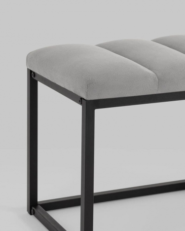 Банкетка Stool Group Хостен велюр Серый