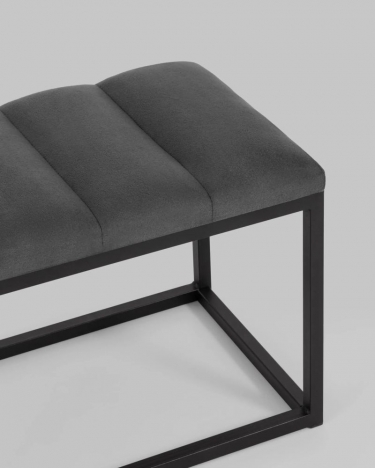 Банкетка Stool Group Хостен велюр Темно-серый