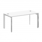 Стол рабочий руководителя на П-образном м/к Рива ONIX DIRECT LUX M-O.MP-SRR-4.8 Белый бриллиант