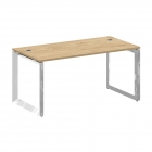 Стол рабочий руководителя на О-образном м/к Рива ONIX DIRECT LUX M-O.MO-SRR-4.8 Тиквуд светлый