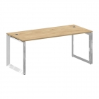 Стол рабочий руководителя на О-образном м/к Рива ONIX DIRECT LUX M-O.MO-SRR-5.8 Тиквуд светлый