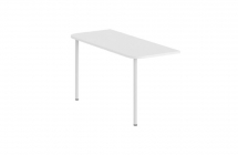 Приставка для стола на двух опорах Норден Sigma SG.454.WH Белая