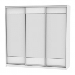 Шкаф-купе Аларти B-230х235х60-3Белый-D8D8D8
