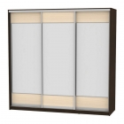 Шкаф-купе Аларти B-230х235х60-3Венге-ДМ-D8D8D8