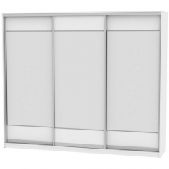 Шкаф-купе Аларти B-230х270х60-1Белый-D8D8D8