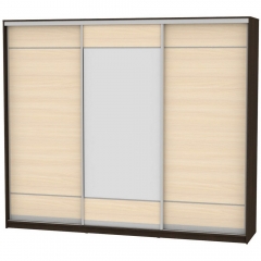 Шкаф-купе Аларти B-230х270х60-1Венге-ДМ-D7D8D7