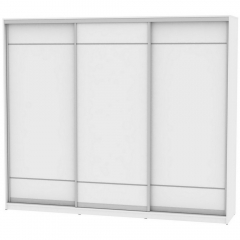 Шкаф-купе Аларти B-230х270х60-3Белый-D7D7D7