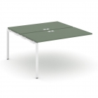 Двойной наборный элемент рабочей станции Рива CONCEPT CN.DNRS-002 Кобо Белый