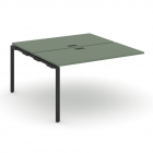 Двойной наборный элемент рабочей станции Рива CONCEPT CN.DNRS-003 Кобо Черный