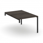 Двойной стол-надставка на опорную тумбу Рива CONCEPT CN.DSN-001 Дуб Мали Черный