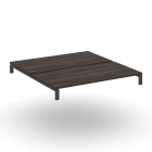 Двойной стол надставка на две опорные тумбы Рива CONCEPT CN.DSN-008 Дуб Мали Антрацит