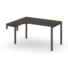 Стол-надставка на опорную тумбу левый Рива CONCEPT CN.OSAN-001L Дуб Мали Антрацит