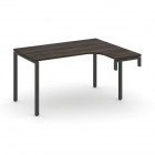 Стол-надставка на опорную тумбу правый Рива CONCEPT CN.OSAN-001R Дуб Мали Черный