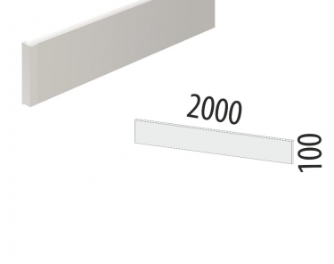 Цоколь Витра ЦП 02.200 Светло-серый 2м