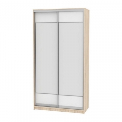 Шкаф-купе Аларти B-220х120х60-3ДСС-Белый-D8D8