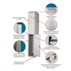 Дополнительная секция Металл-Завод ШРС12дс-300 без левой стенки